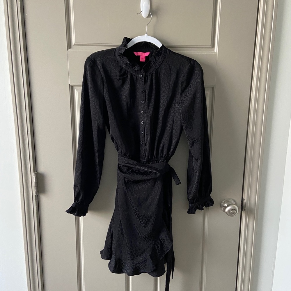 Lilly Pulitzer button up wrap dress